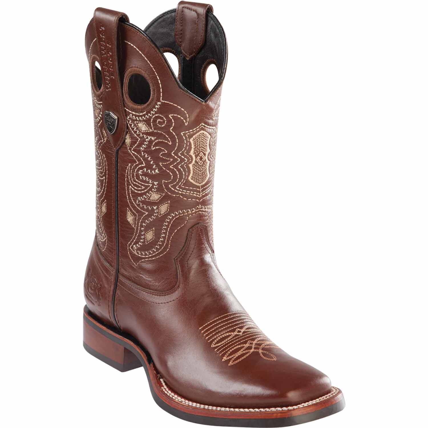 Men's Wild West Genuine Leather Ranch Toe Boots 282538 – ParaHombreUSA
