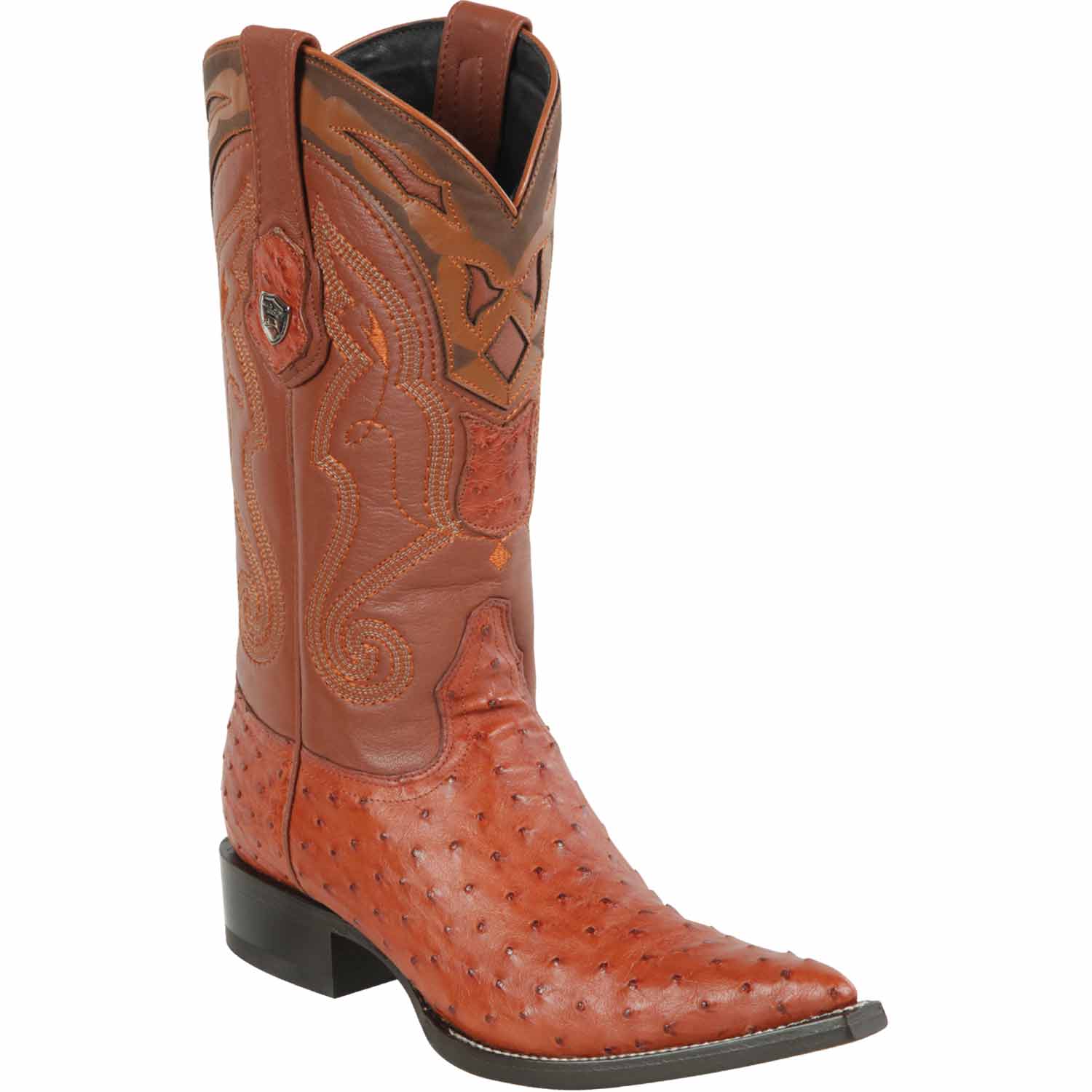 Wild West Boots Boots 6 Men's Wild West Ostrich Skin 3X Toe Boot 2950303