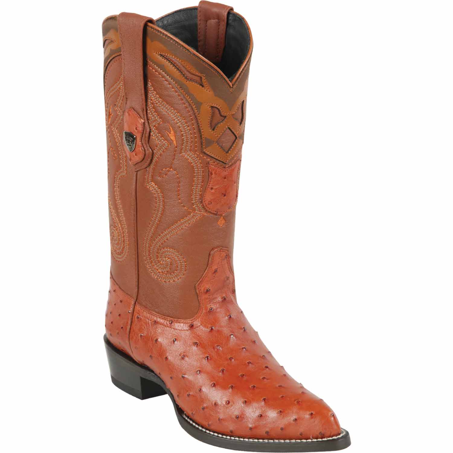 Men's Wild West Ostrich Skin J Toe Boots 29903-B