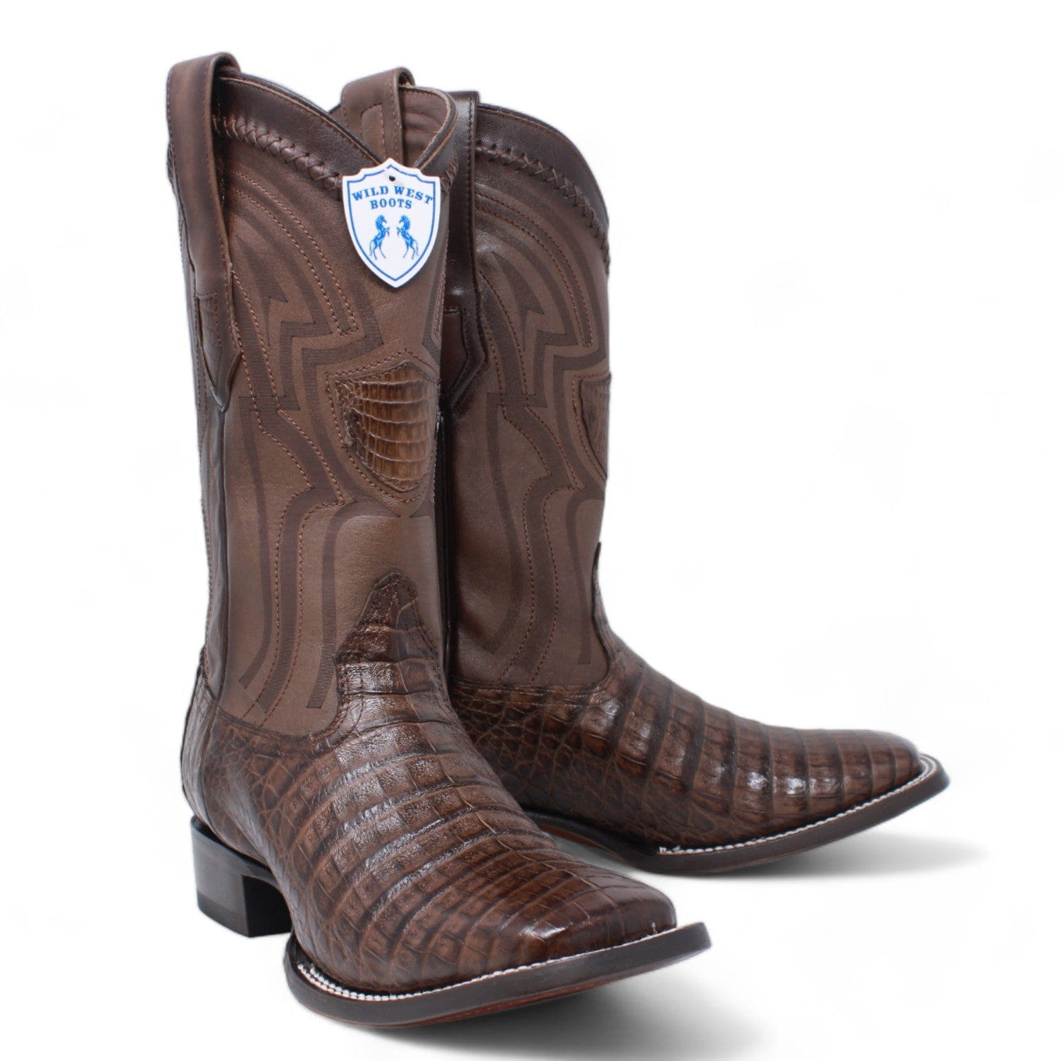 Men's Wild West Caiman Belly Ranch Toe Boots 2824L82 – ParaHombreUSA