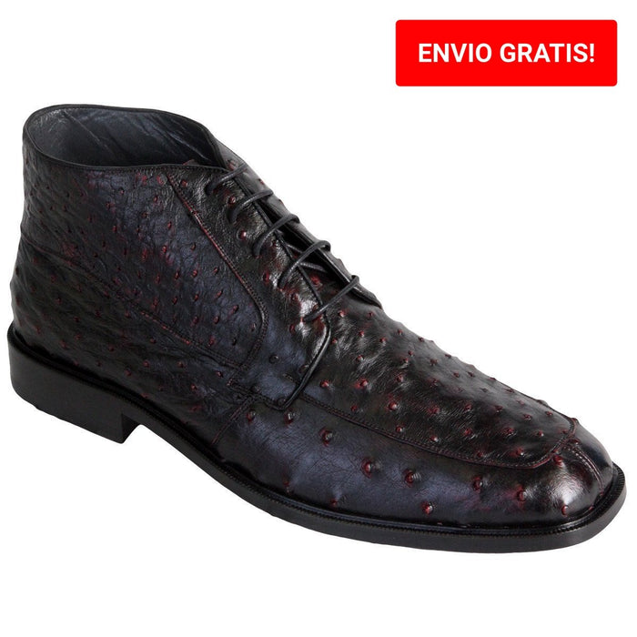 Zapato Botín Piel Avestruz