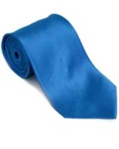  azul Corbata Sólida de