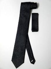 Corbata Conjunto Negro W