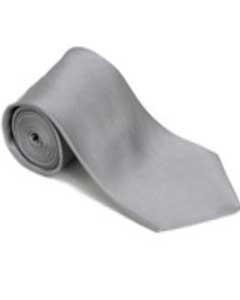 SKU*JM734 Seda del 100 % de Color gris de Corbata Sólida con Pañuelo