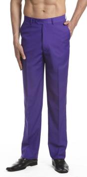 SKU*AA472 Púrpura Plano Frente Vestir Pantalón