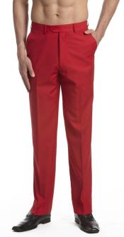 SKU*AA465 Rojo Plano Frente Vestir Pantalón