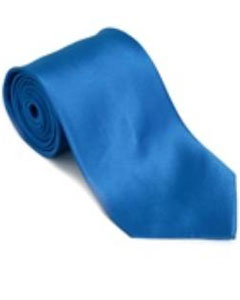  azul Corbata Sólida de