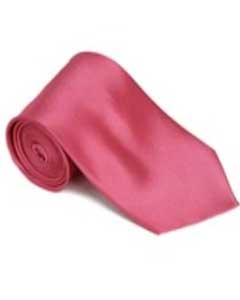  rosado Corbata Sólida de